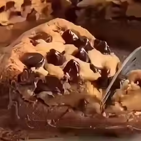 🍪 Bolo de Cookie Recheado com Nutella e Doce de Leite