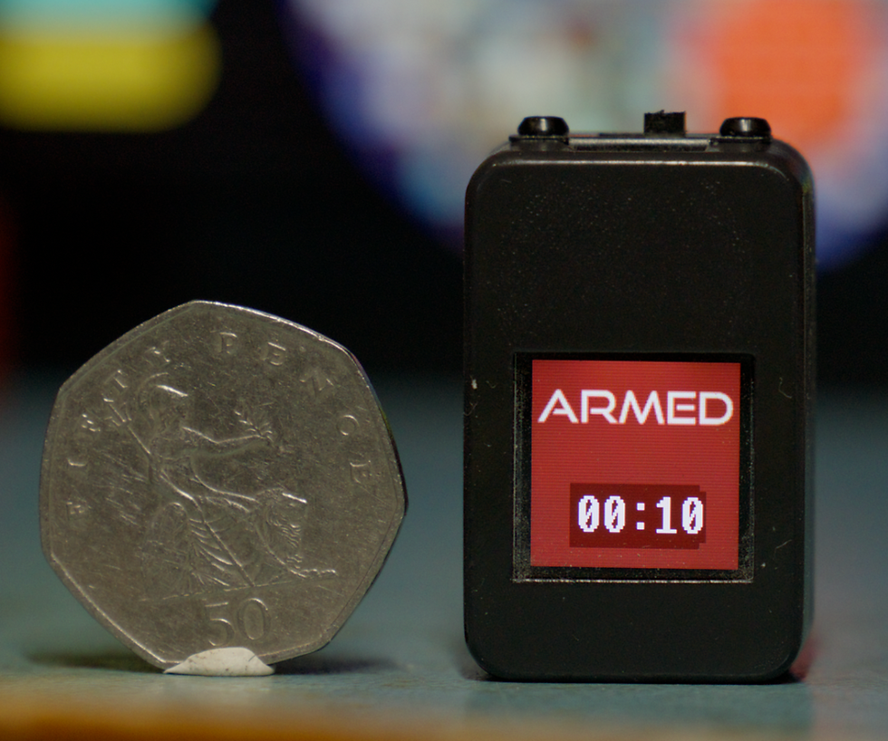 This is the smallest screen based prop we've made so far