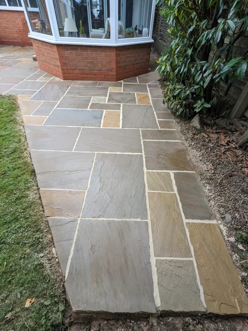 after repointing sandstone