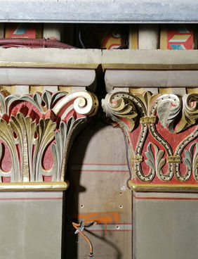 Chantier de restauration de l'église Saint-Symphorien à Loué
