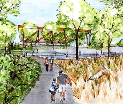 Sports Area Drawing Schooner Creek