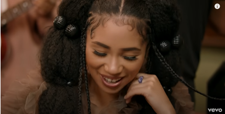 Shot taken from Tiana Major9's AfroPunk performance (music video)  Uploaded: 11/11/20