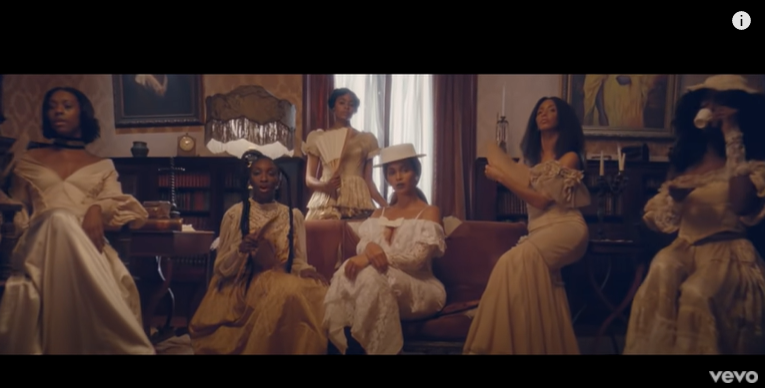 Shot taken from Beyonce's Formation music video (Uploaded:09/12/16)