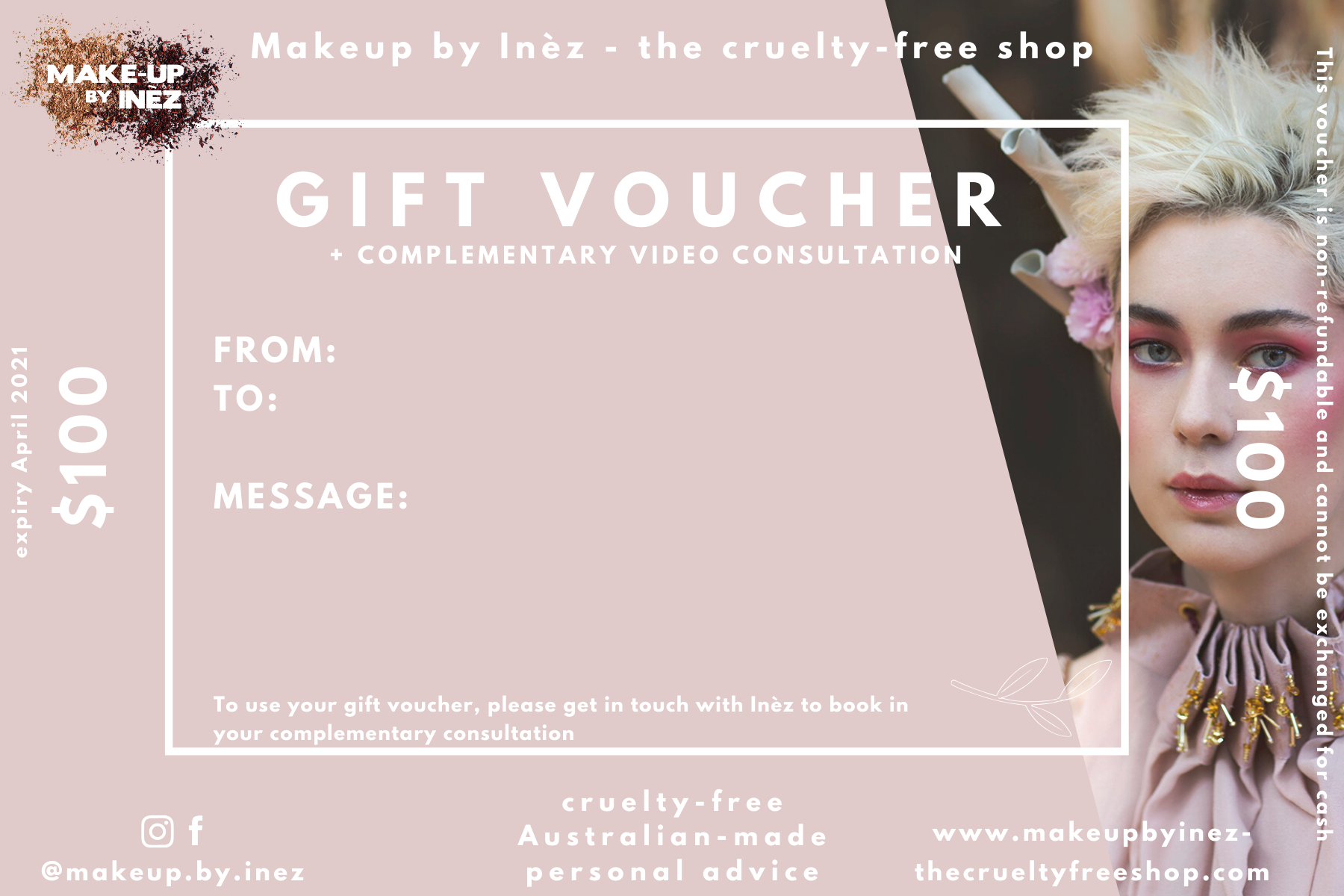 Gift Voucher (>$25) + Video Consultation