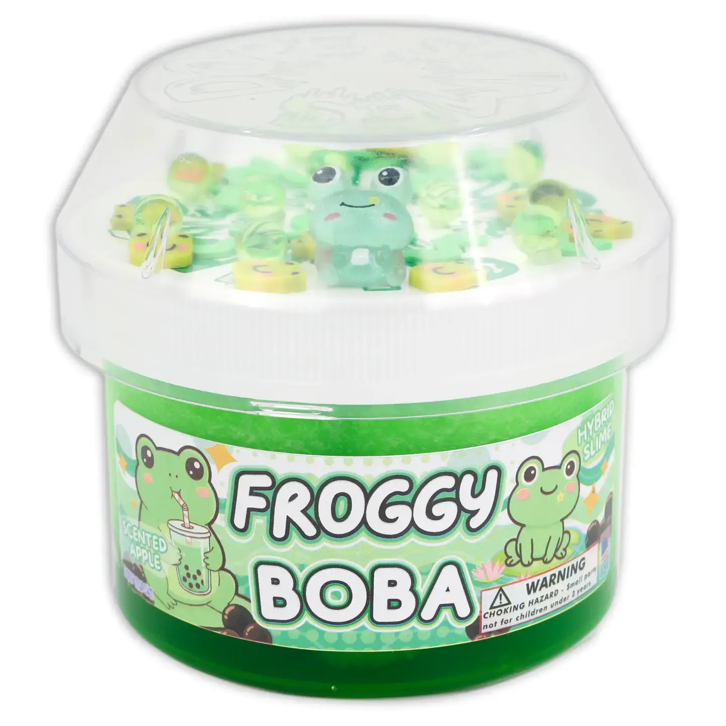 Froggy Boba - Hybrid Textured Slime
