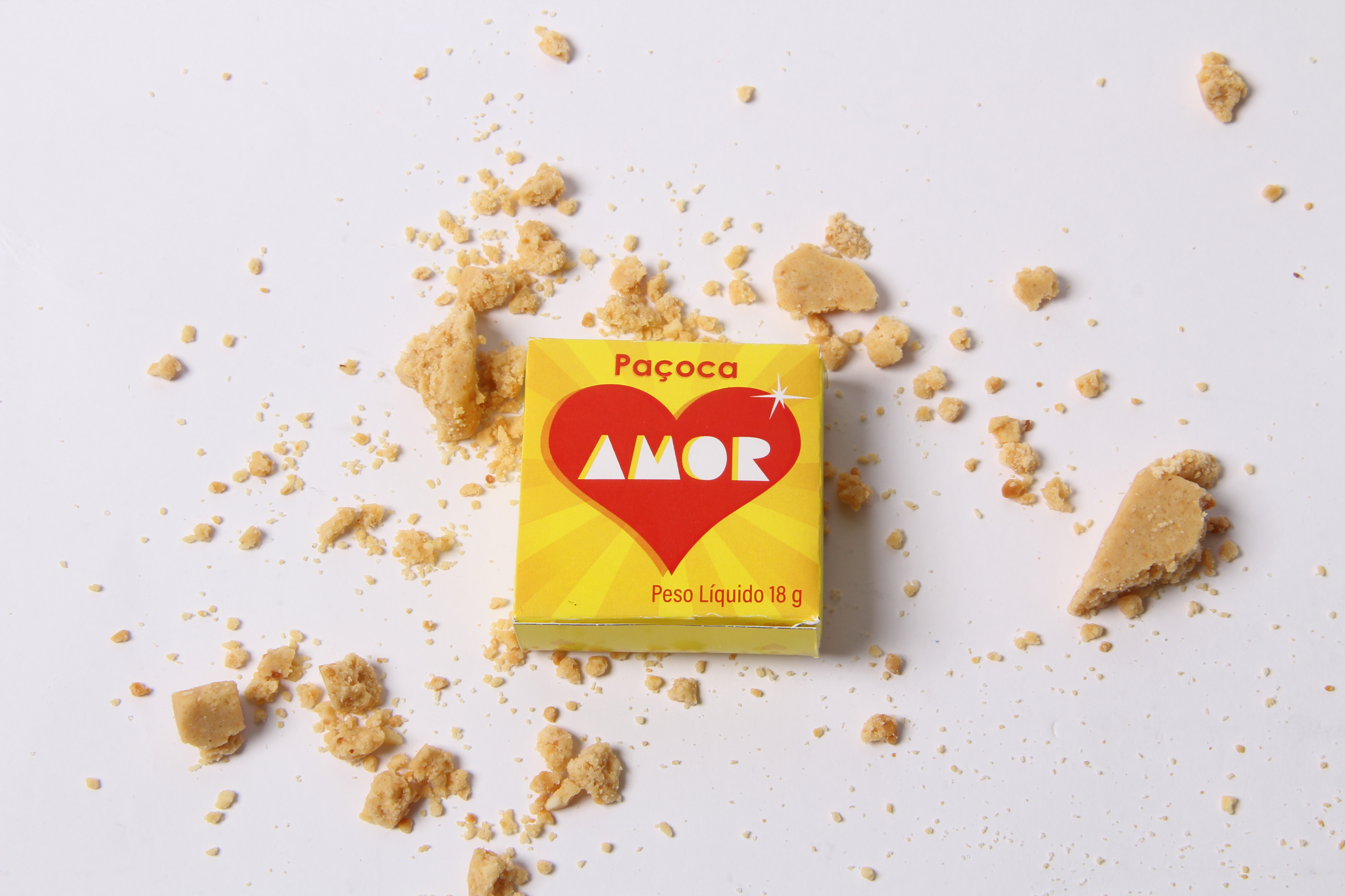 Paçoca Amor — redesign de embalagem — 5