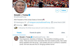 ¿Un error del autocorrector del celular?: Trump confunde el apellido de su secretario de Defensa