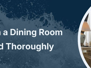 Clean a Dining Room Quickly