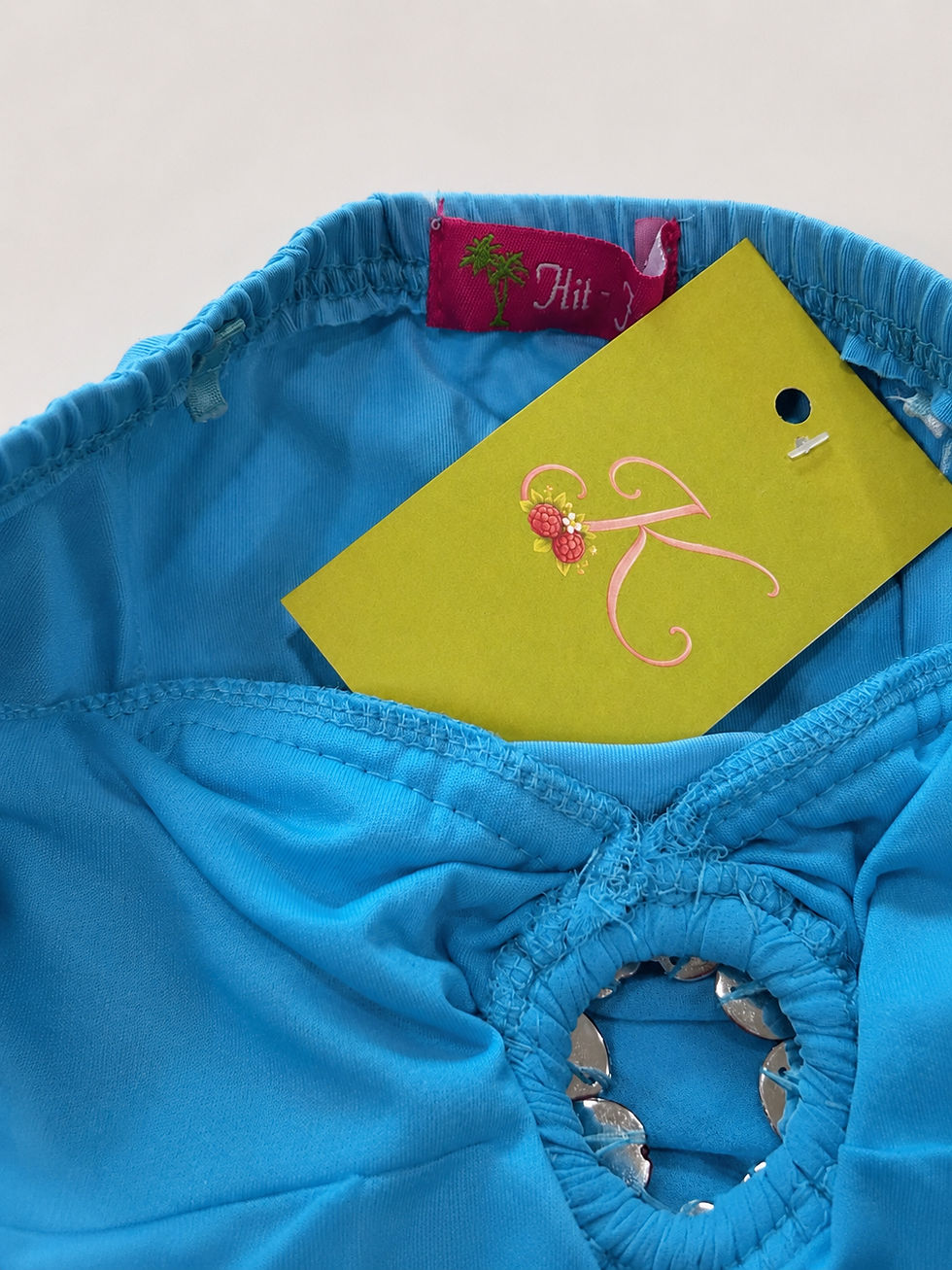 Thumbnail: Turquoise Jewel Strapless Top