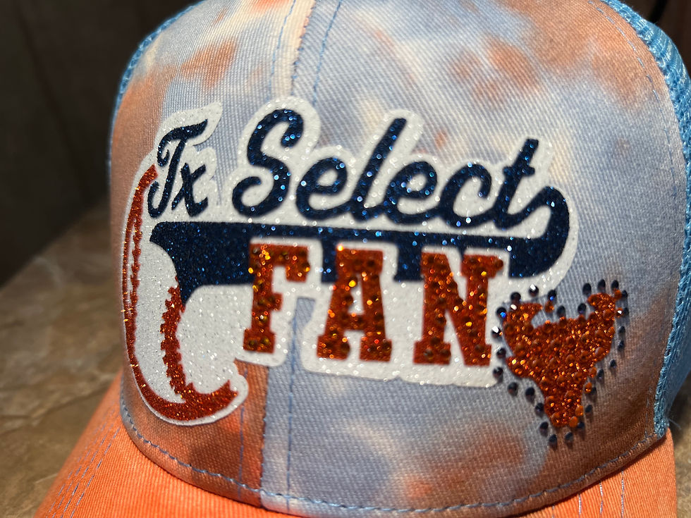 Thumbnail: Glitter and Rhinestone Pony Tail Hats