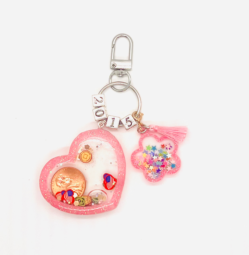 Thumbnail: Specific Year Penny Shaker Keychain Keepsake