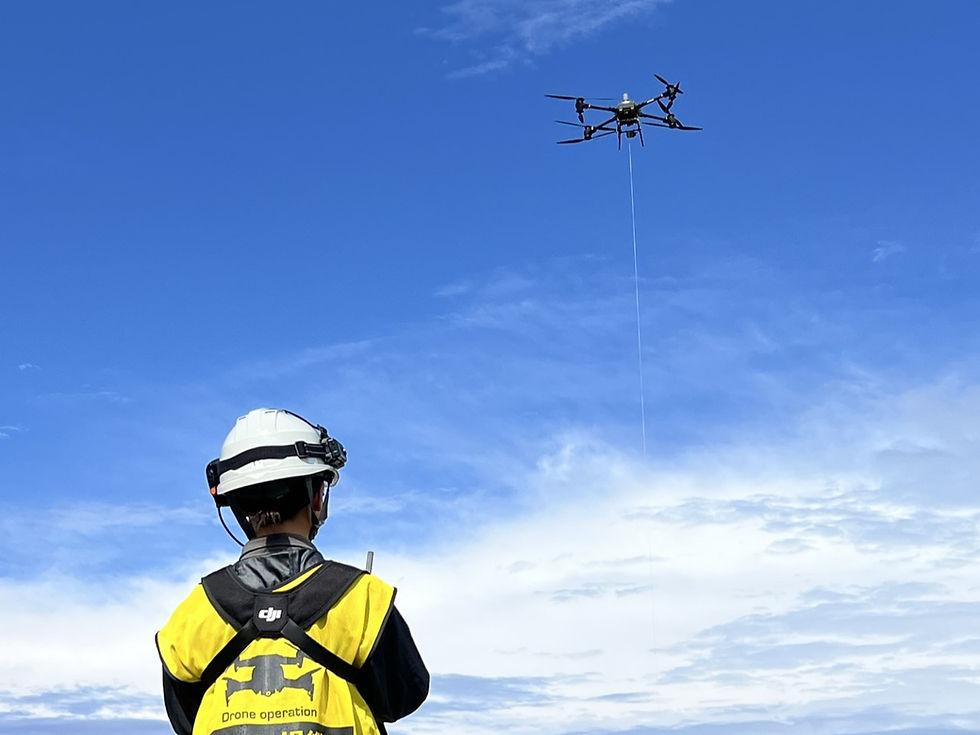 DJI ドローン 物流機 デモフライト flycart30 災害対応 物資輸送