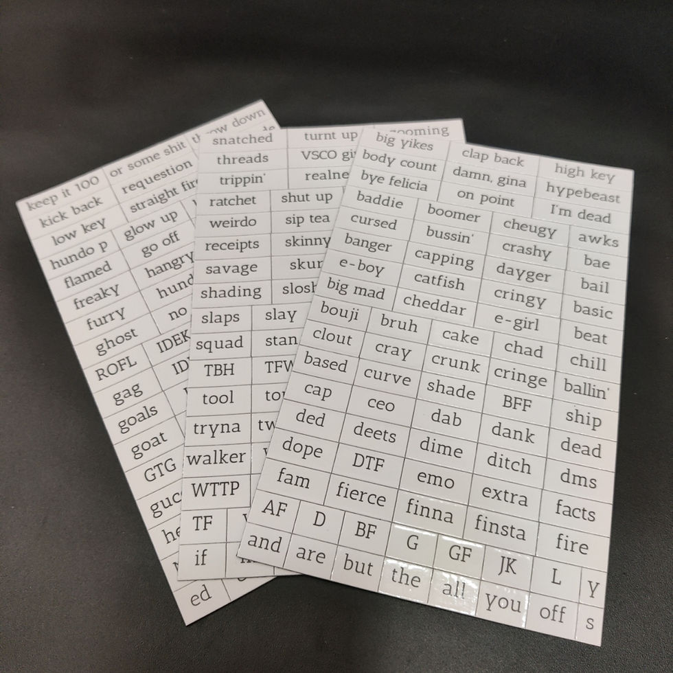 Thumbnail: The Modern Slang Expansion Pack | Poetry Magnets