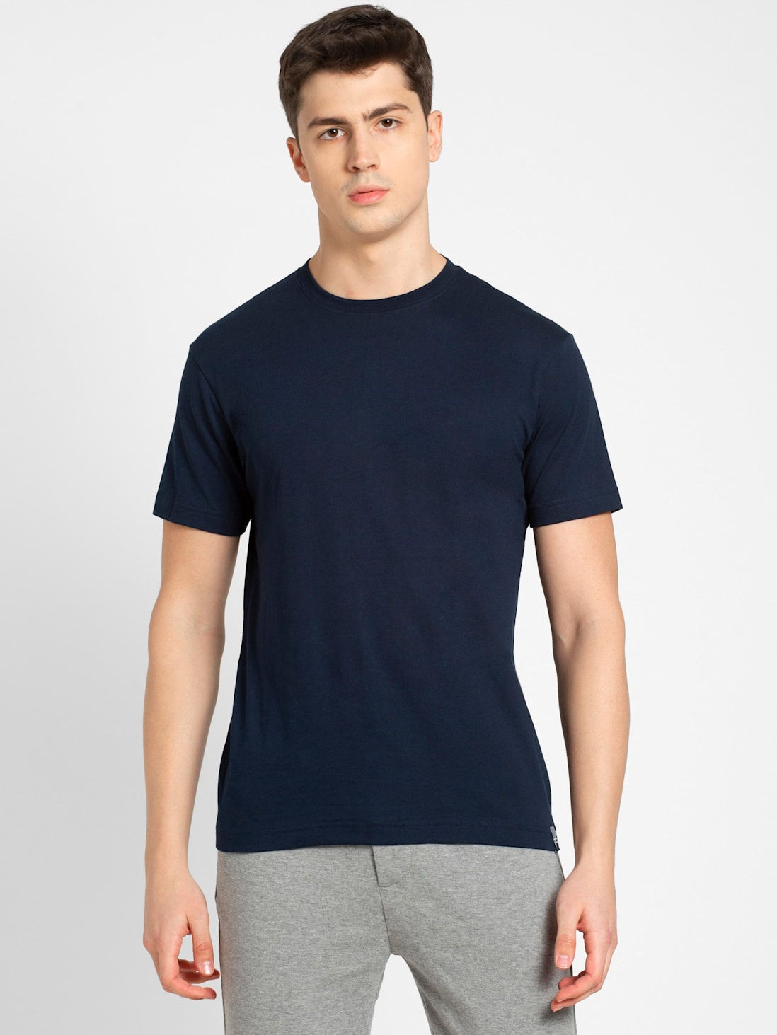 Mens Round Neck Half Sleeve T-Shirt