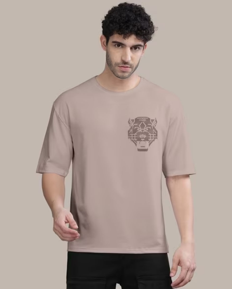 Loose Fit Graphic Print Crew-Neck T-Shirt