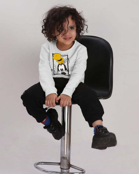Graphic Print Pants & T-shirt Set