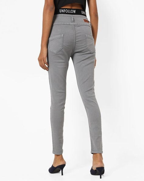 High-Rise Slim Fit Jeans