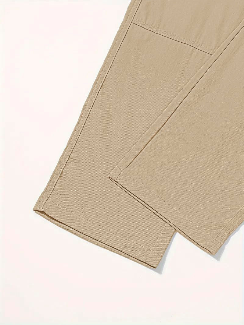 Vogaan Men's Loose Fit Drawstring Cargo Pants