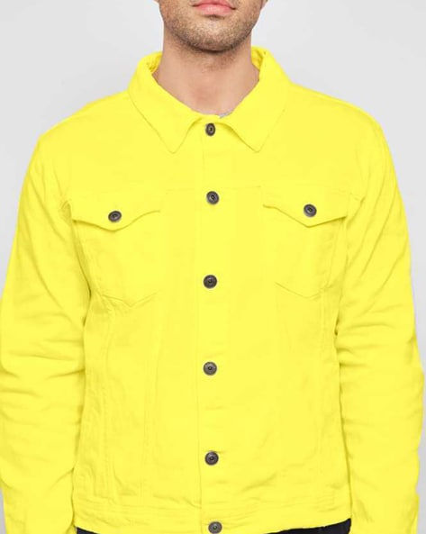 Denim Jacket with Flap Pockets