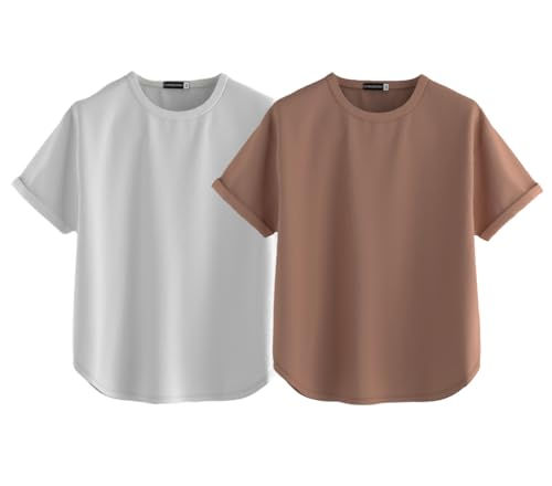 JUNEBERRY Oversized Cotton Boyfriend T-Shirt