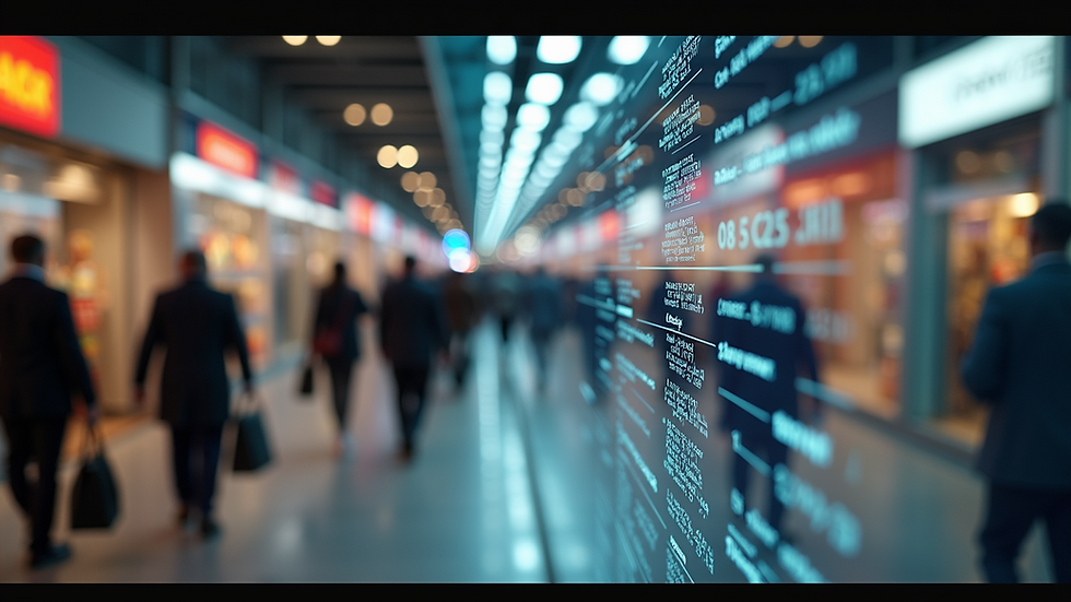 High angle view of a bustling online shopping website interface