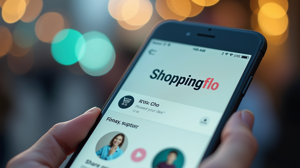 Close-up view of a smartphone displaying a group shopping app interface