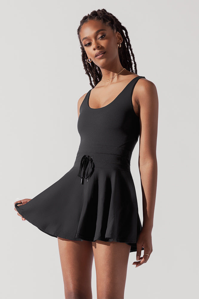 Versatile Twirl Dress for All Occasions - Black