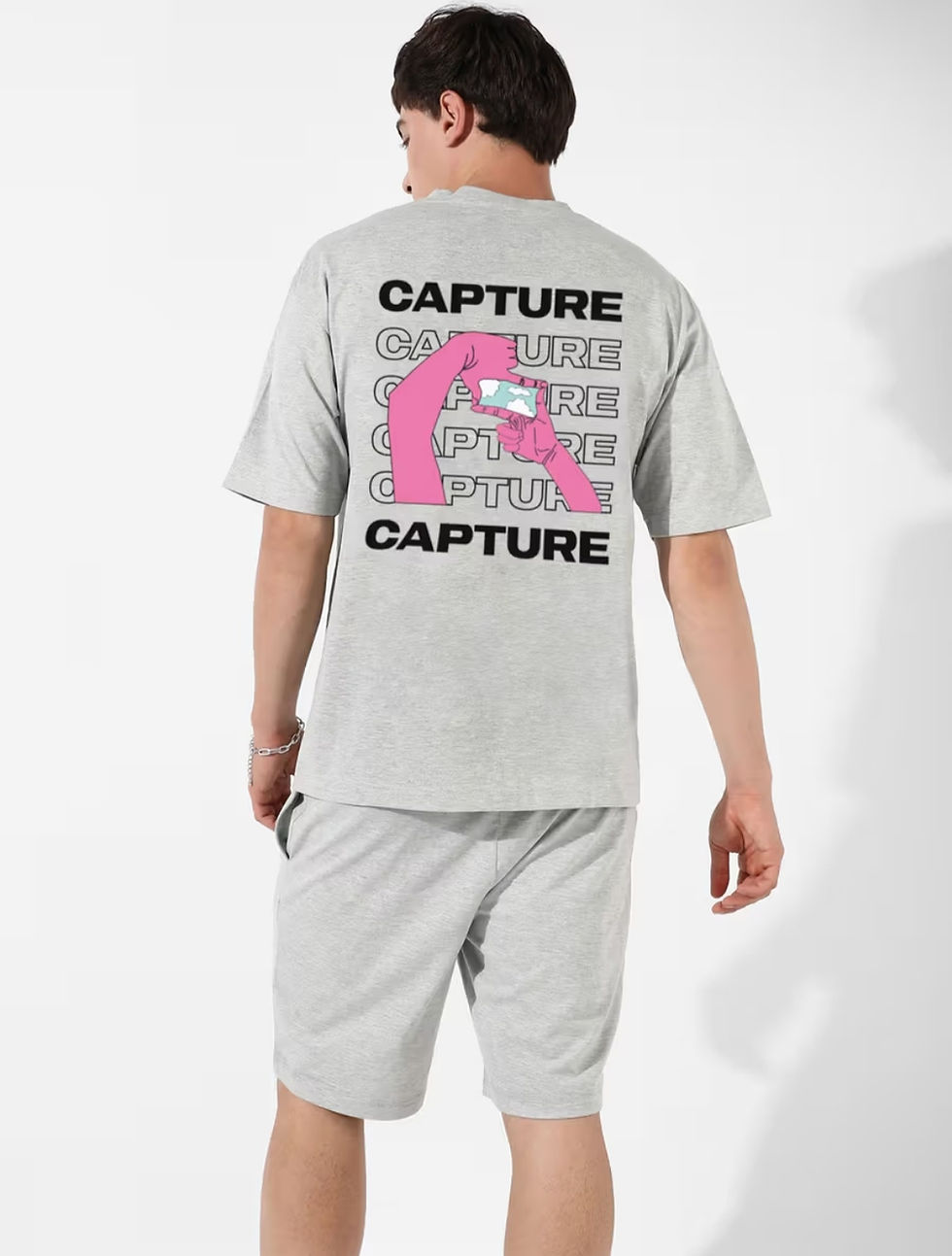 Mens Cupid Co Ord Grey