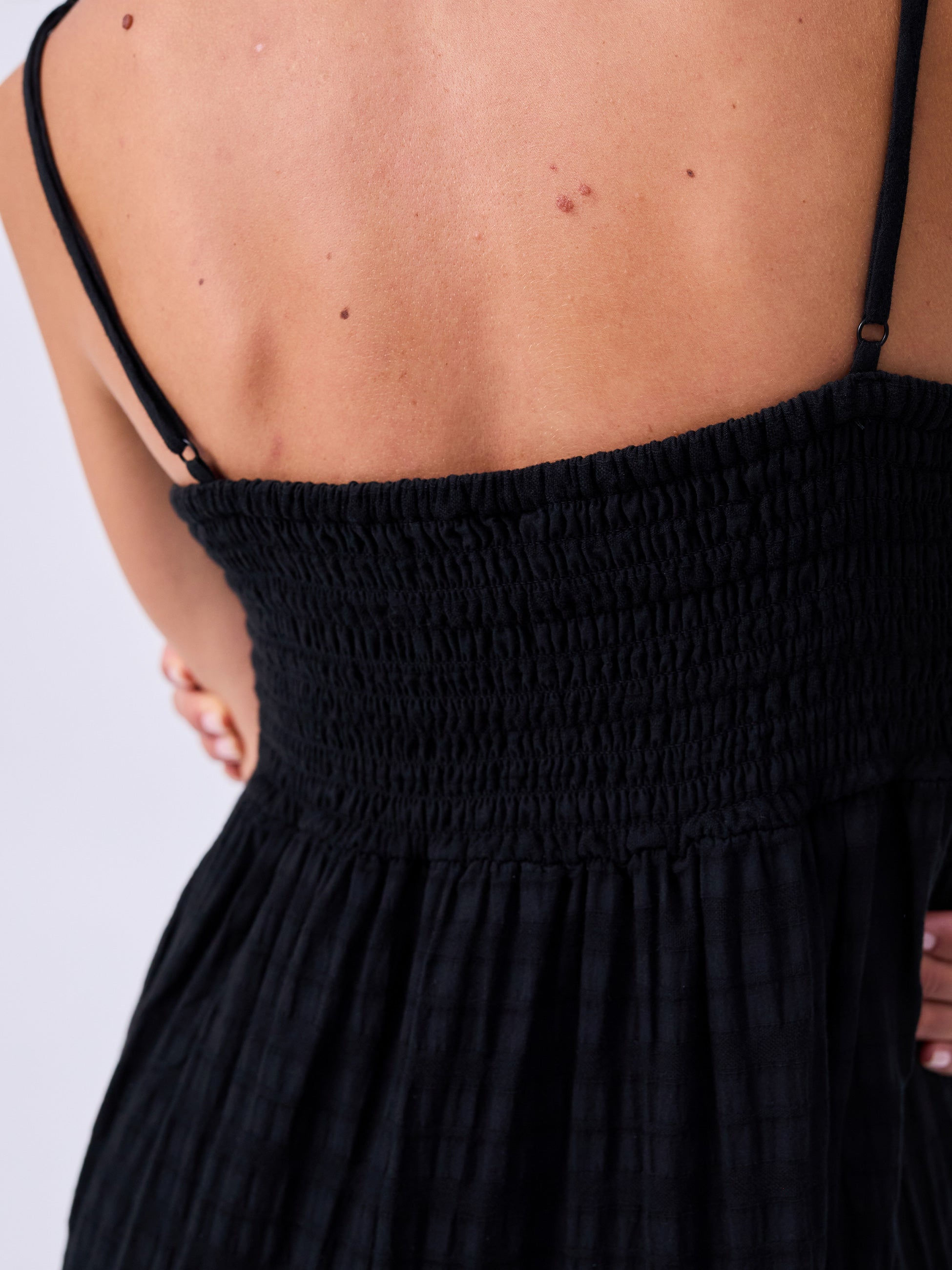 Oasis Black Organic Dress