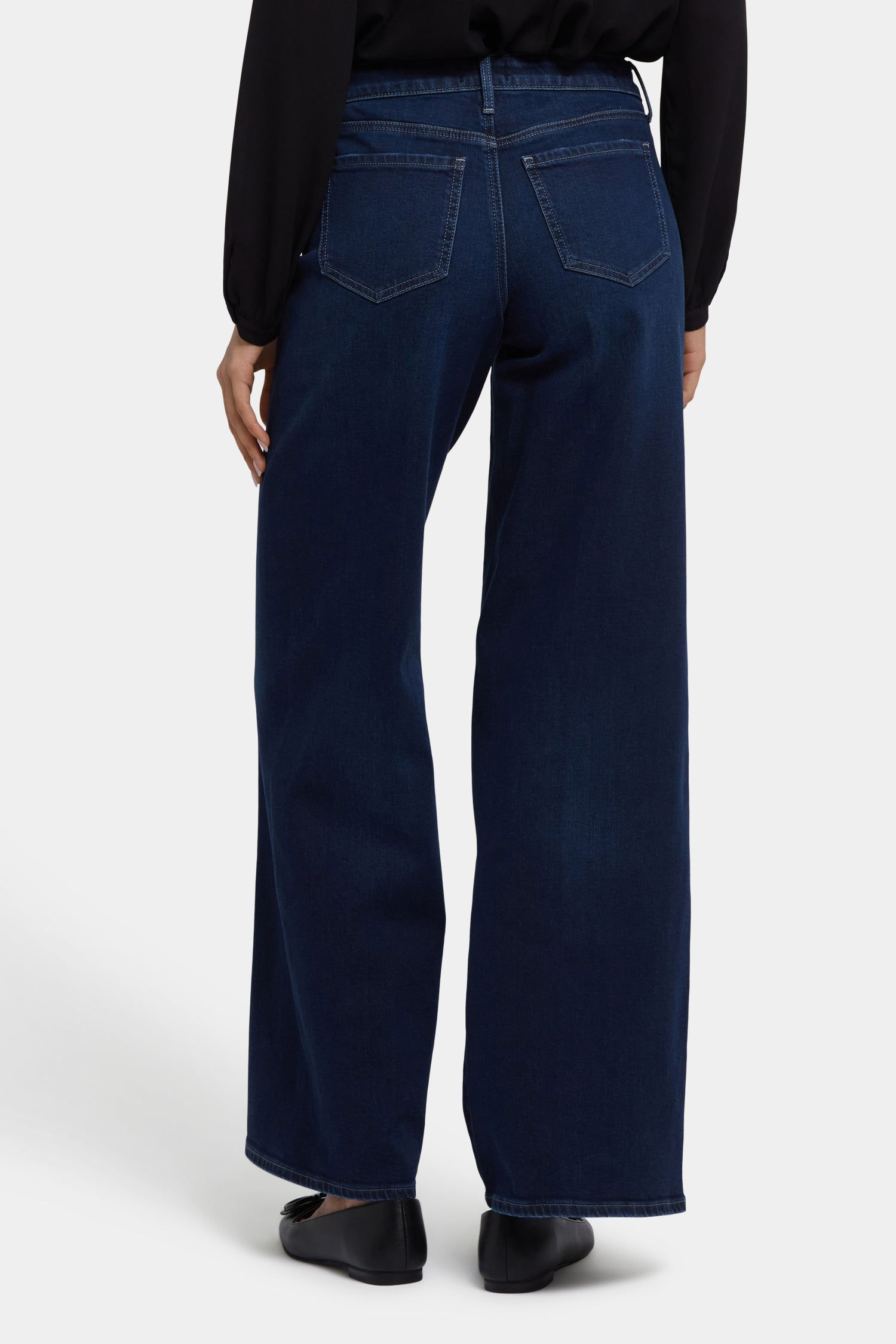 NYDJTeresa Wide Leg Jeans Ink Skyline Dark Indigo