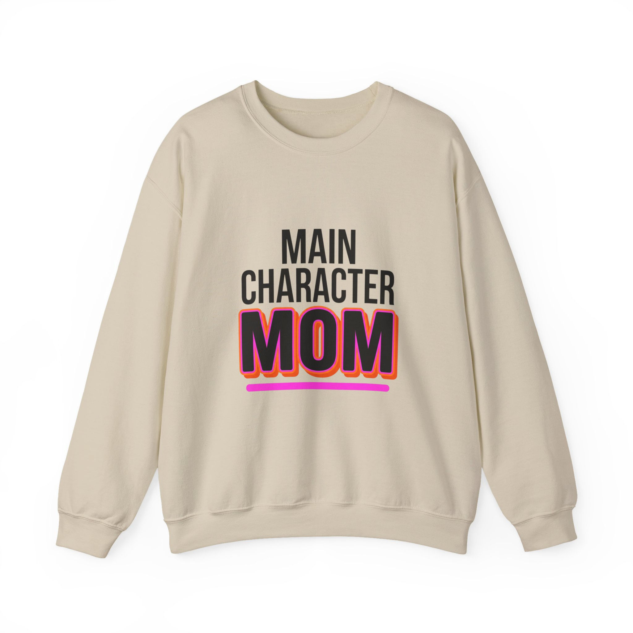Main Character Mom Sweatshirt | Mother’s Day Minimal Typographic Mom