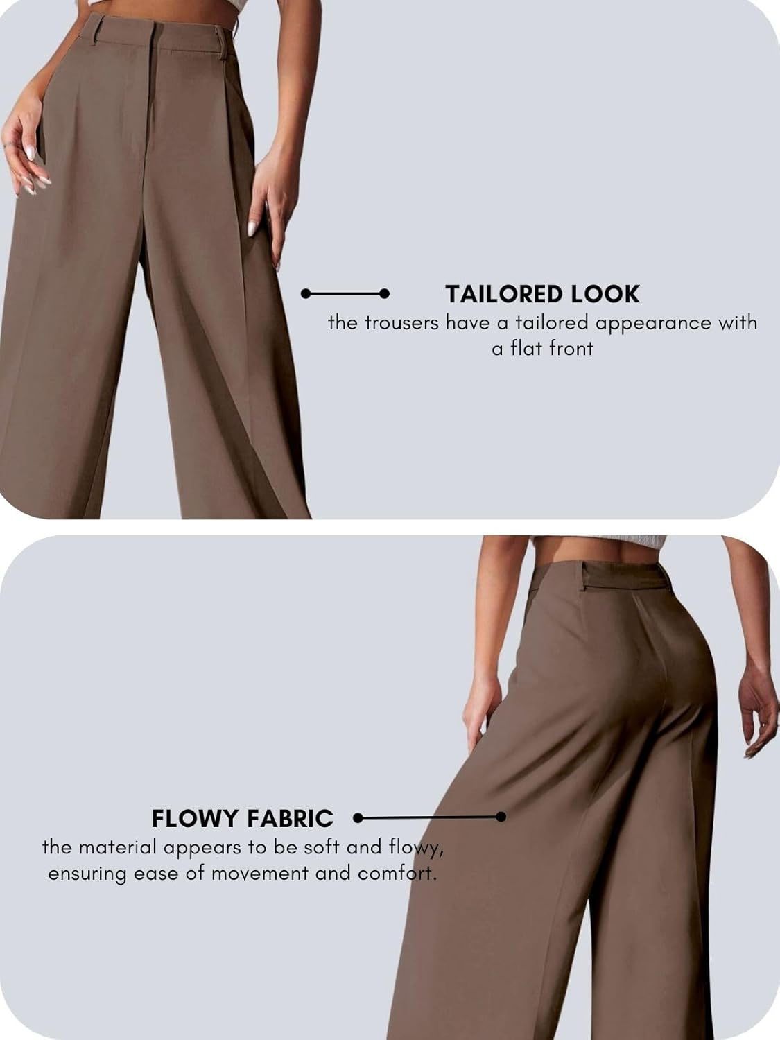 Women's High-Waisted Korean Trousers