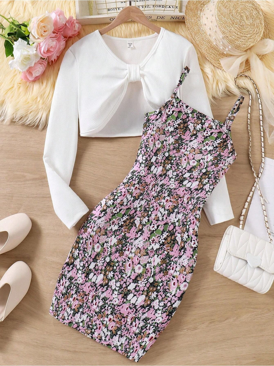 BAESD Floral Print A-Line Dress