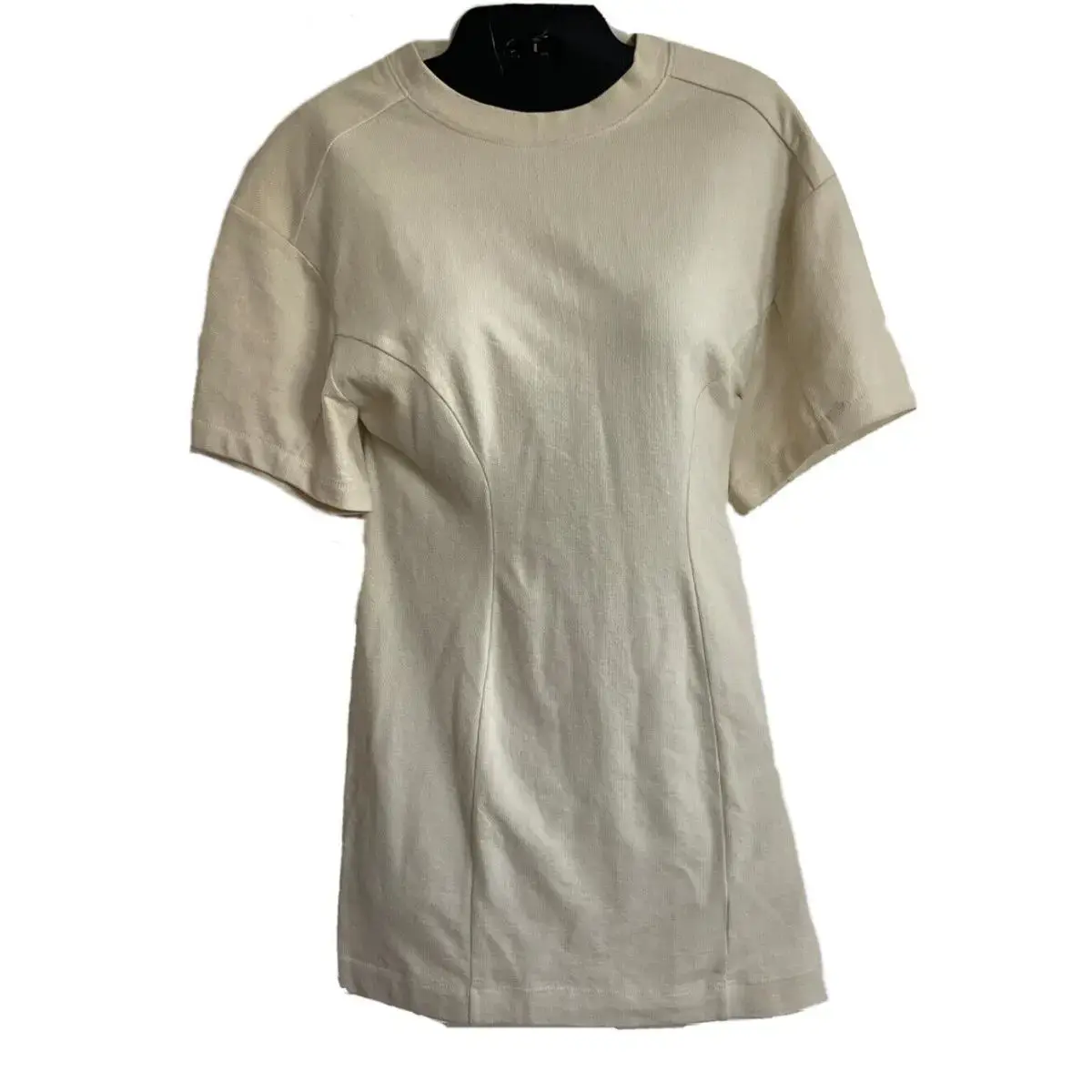 Rag & Bone Ivory Organic Cotton Short Dress