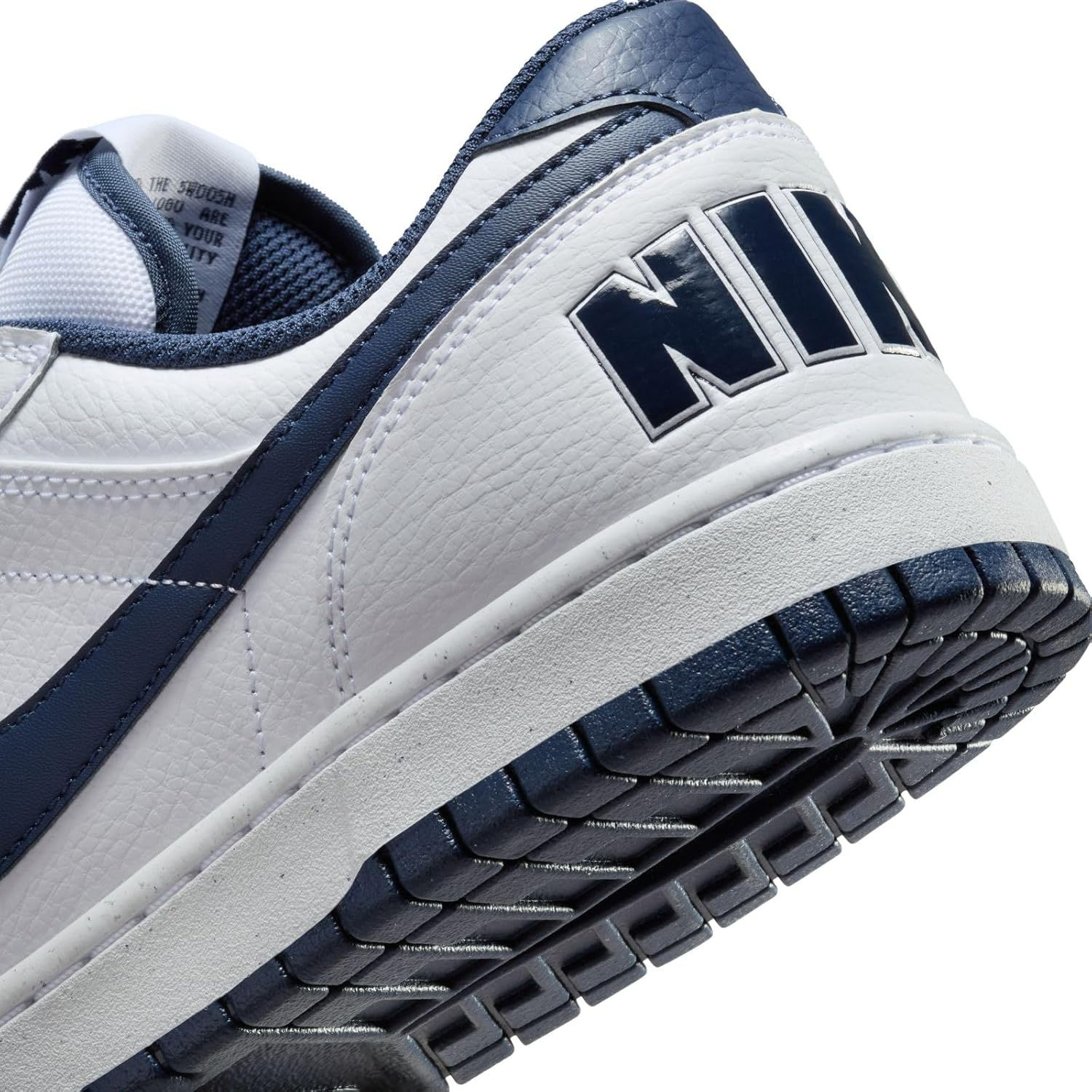 Nike Big Low White Midnight Navy Sneakers
