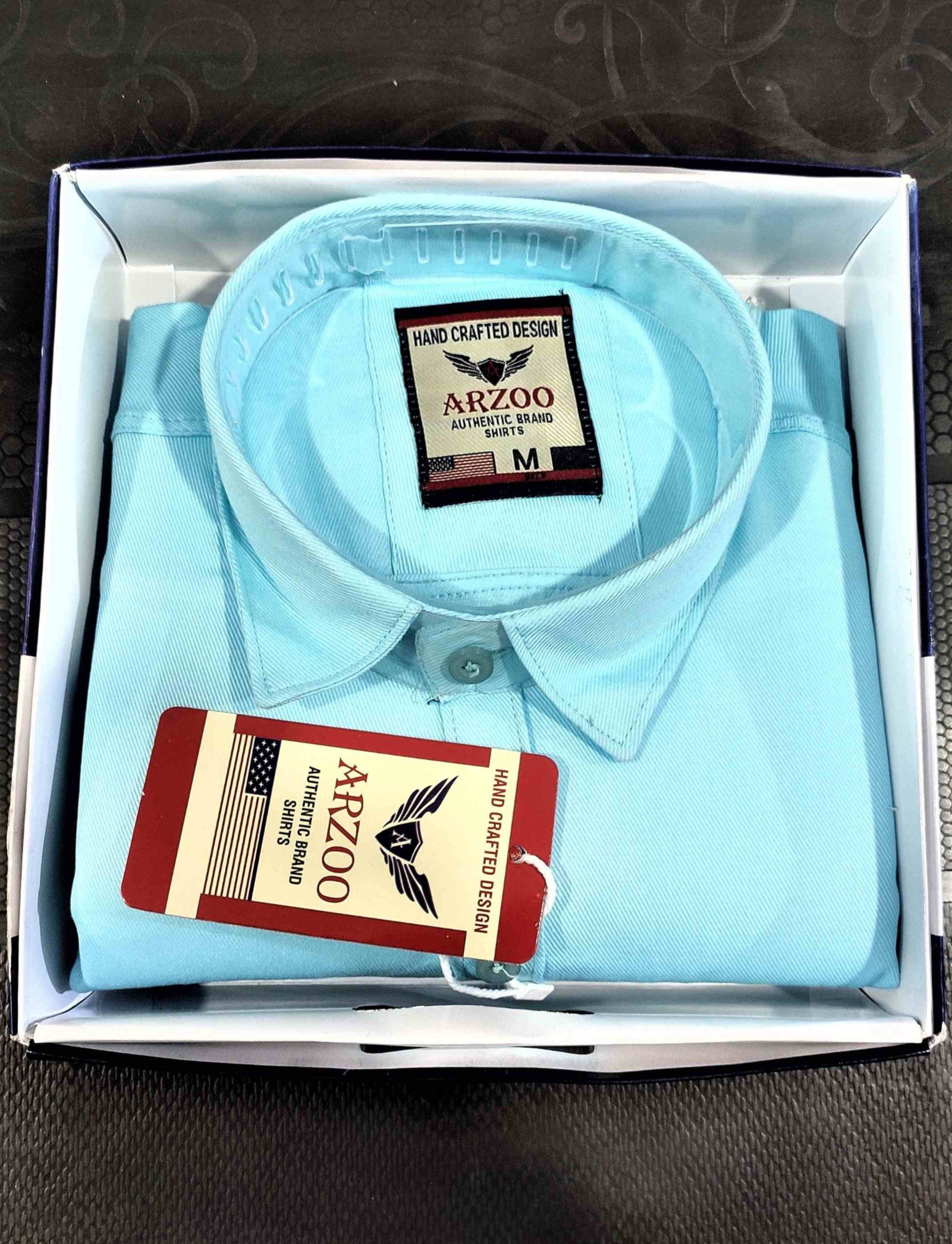 textured plain Full Sleeves Classic Shirt
