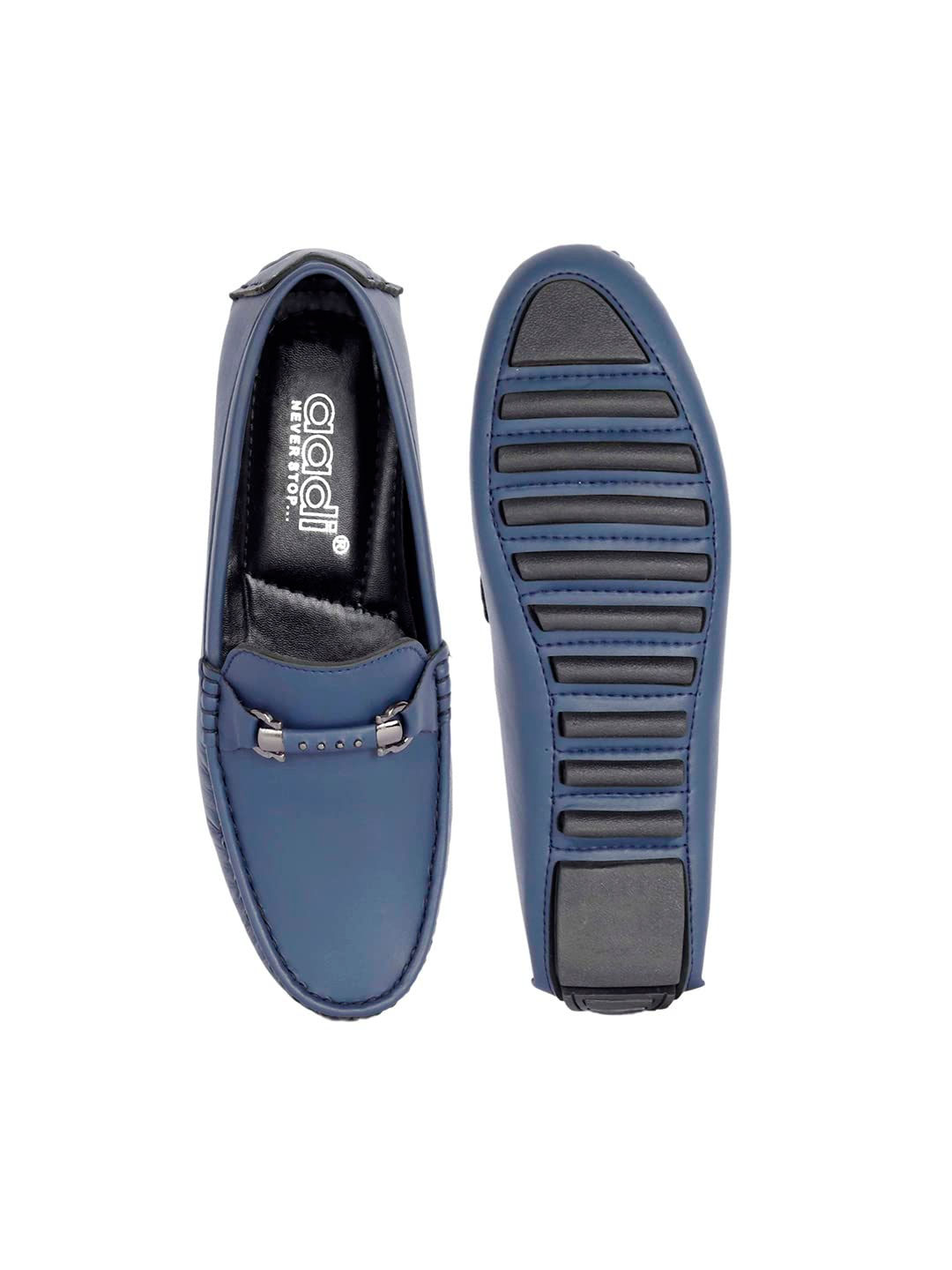 AADI Men's Synthetic Leather Loafer Shoes