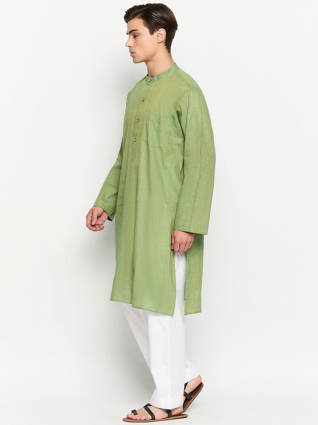 Luxurious Jade Green Kurta Pajama Set