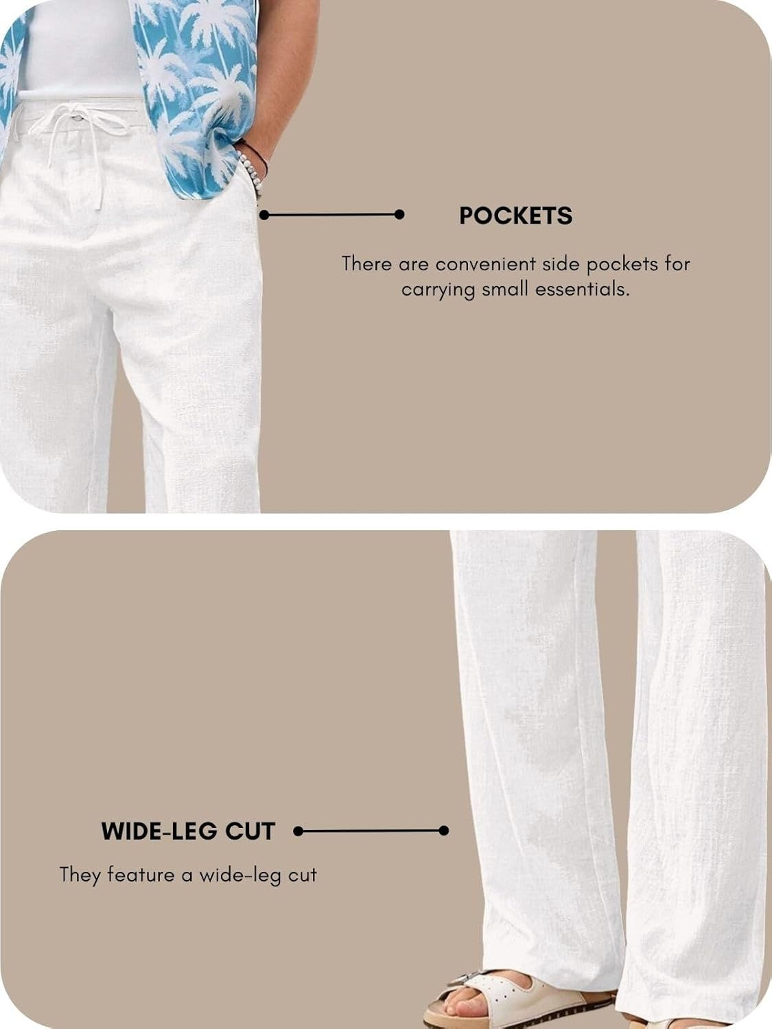 Linen Pants for Men Casual