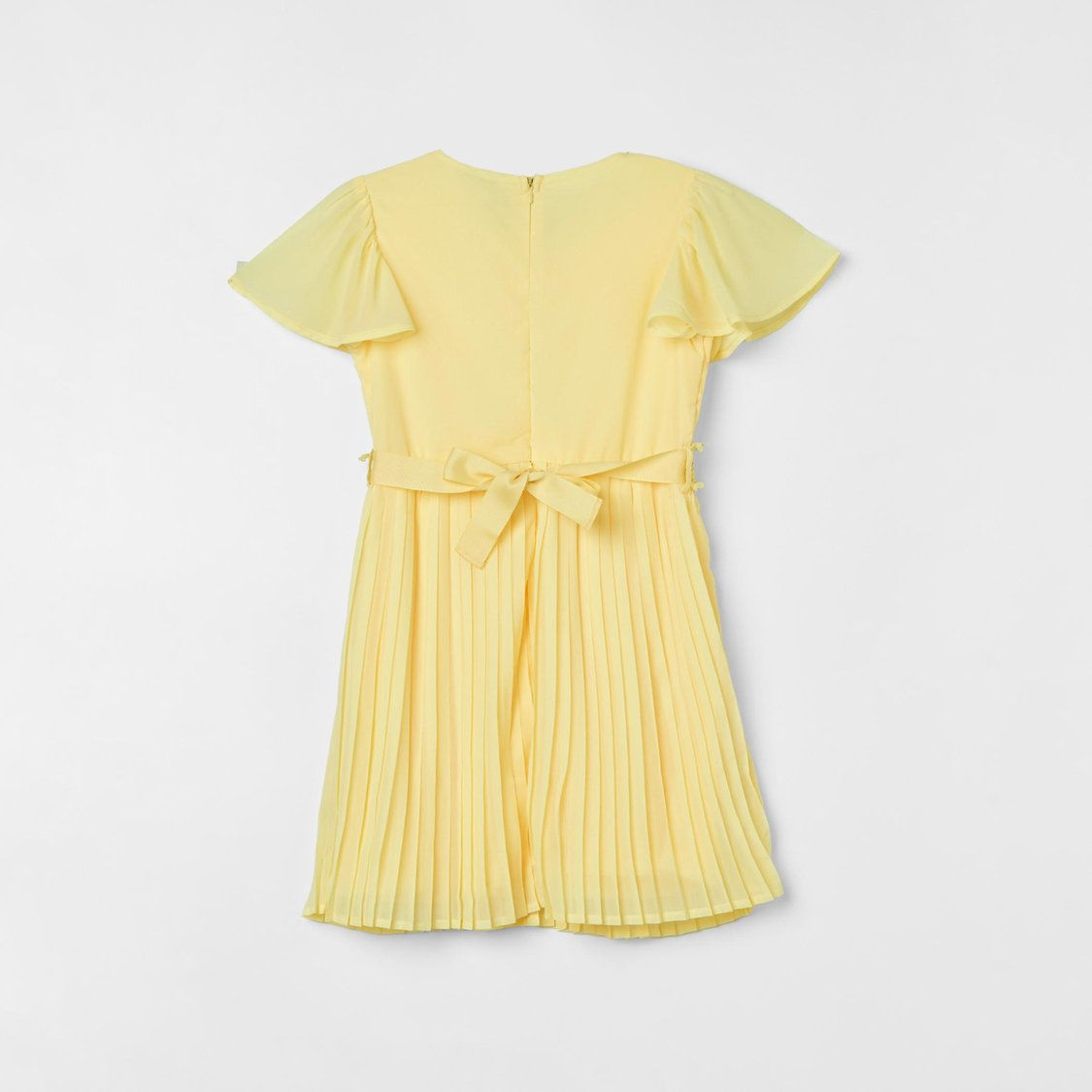 FAME FOREVER Girls Pleated Fit & Flare Dress