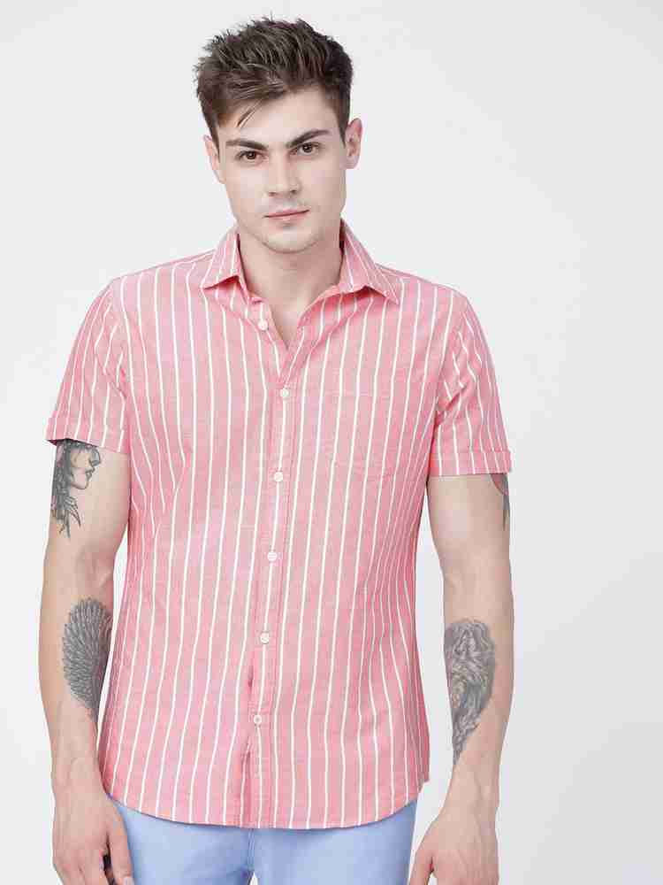 Highlander Men's Striped Casual Multicolor Shirt - Stylish Fit