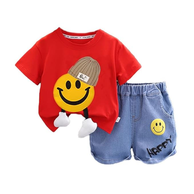 Cotton Unisex T-Shirt & Shorts Set