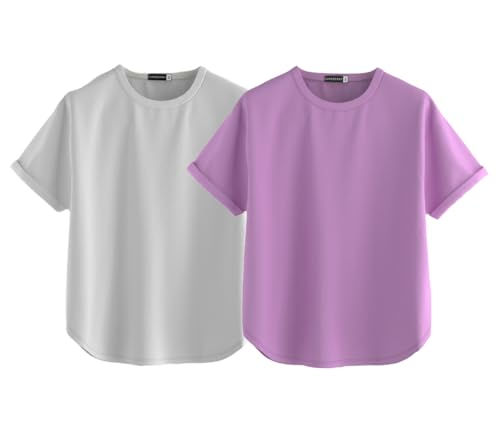JUNEBERRY Oversized Cotton Boyfriend T-Shirt