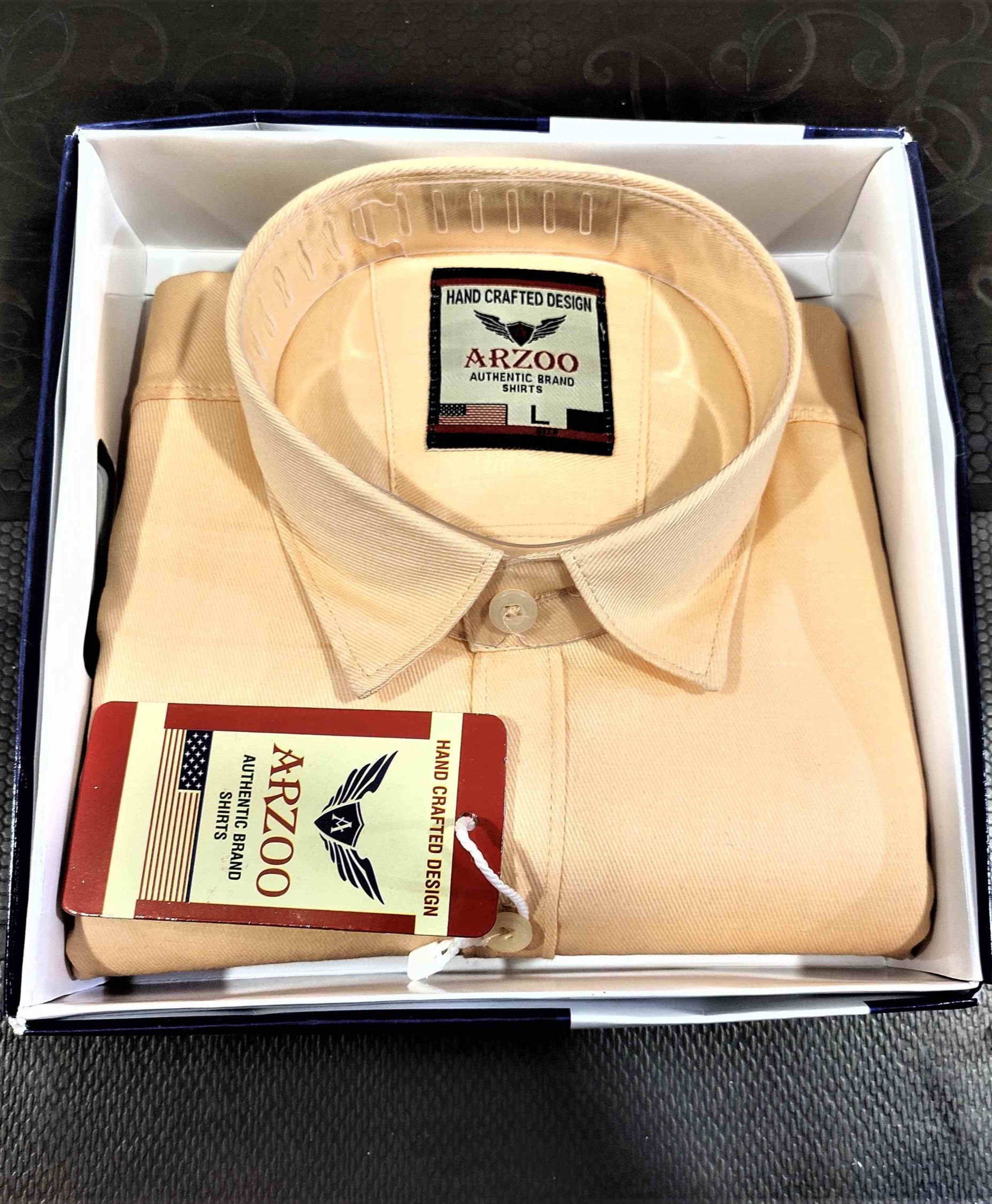 textured plain Full Sleeves Classic Shirt