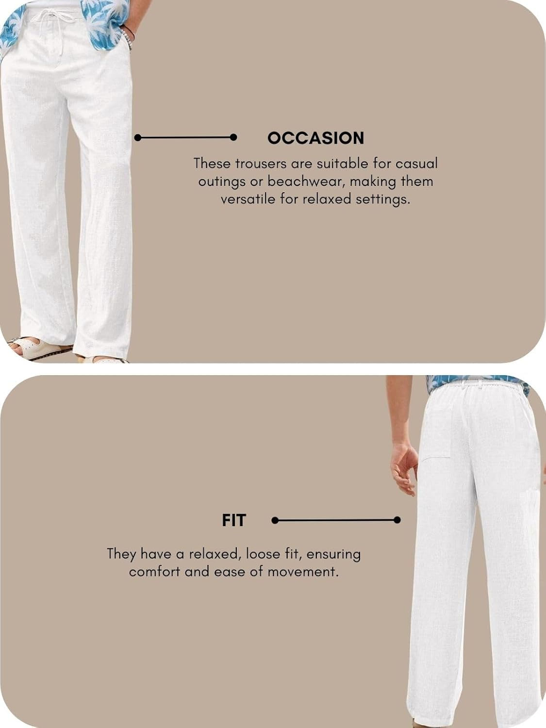 Linen Pants for Men Casual