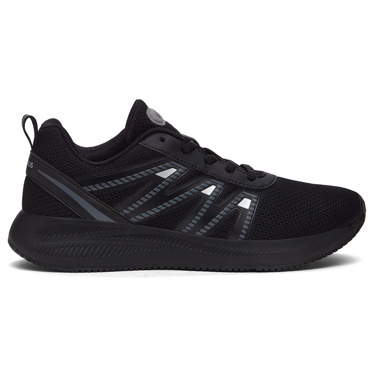 Campus WENDIGO Mens Sports Running Shoes - Black - Stylish & Comfortable