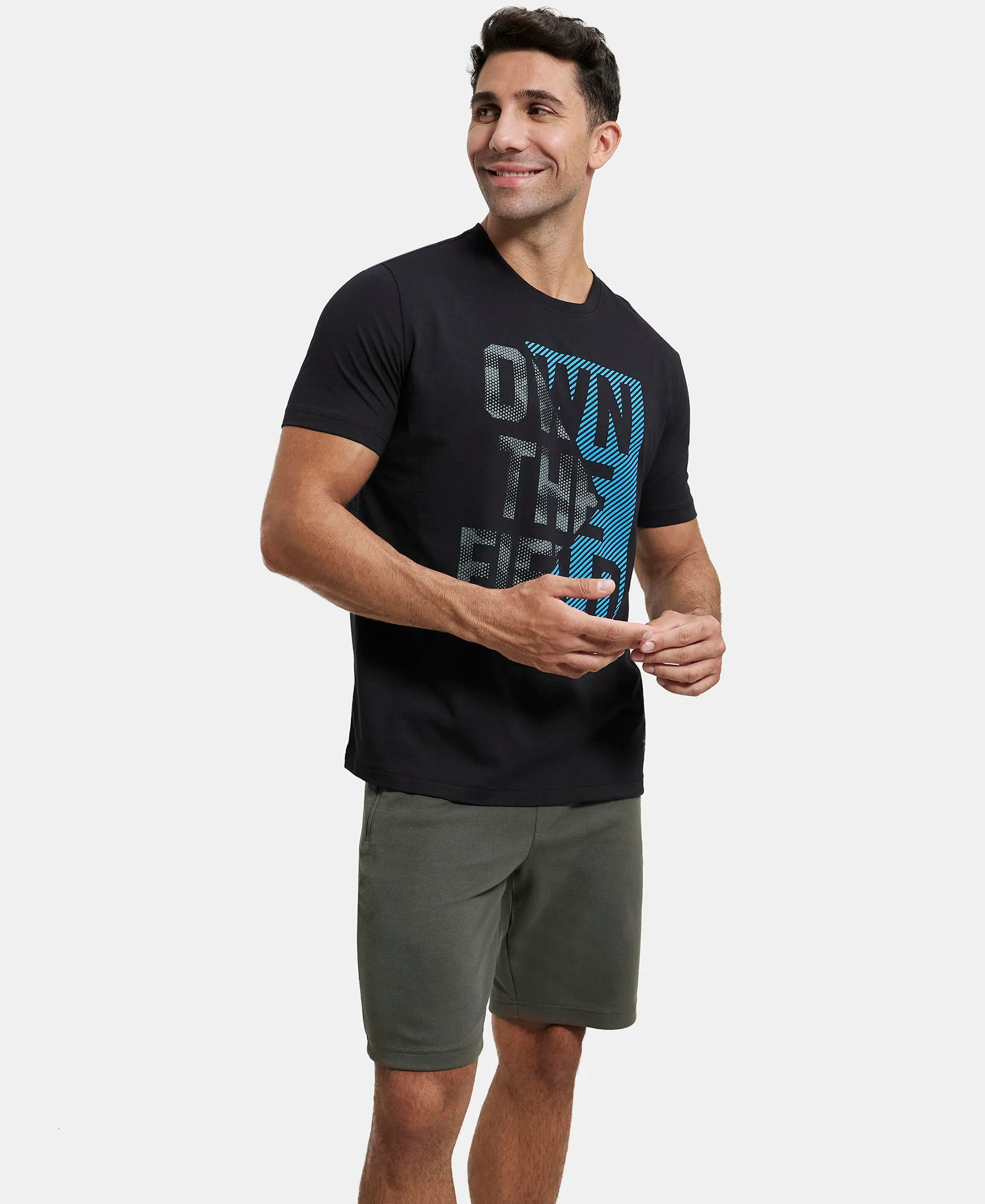 Combed Cotton Graphic T-Shirt