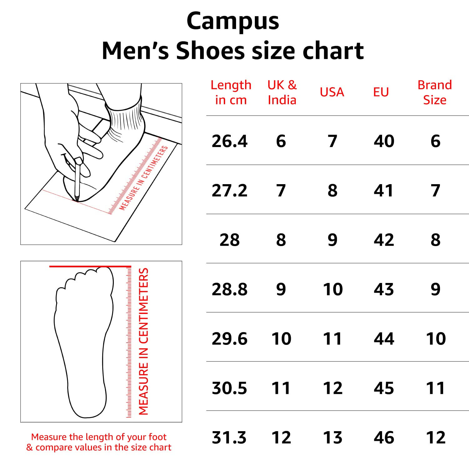Campus First Men's Lace-Up Running Shoes