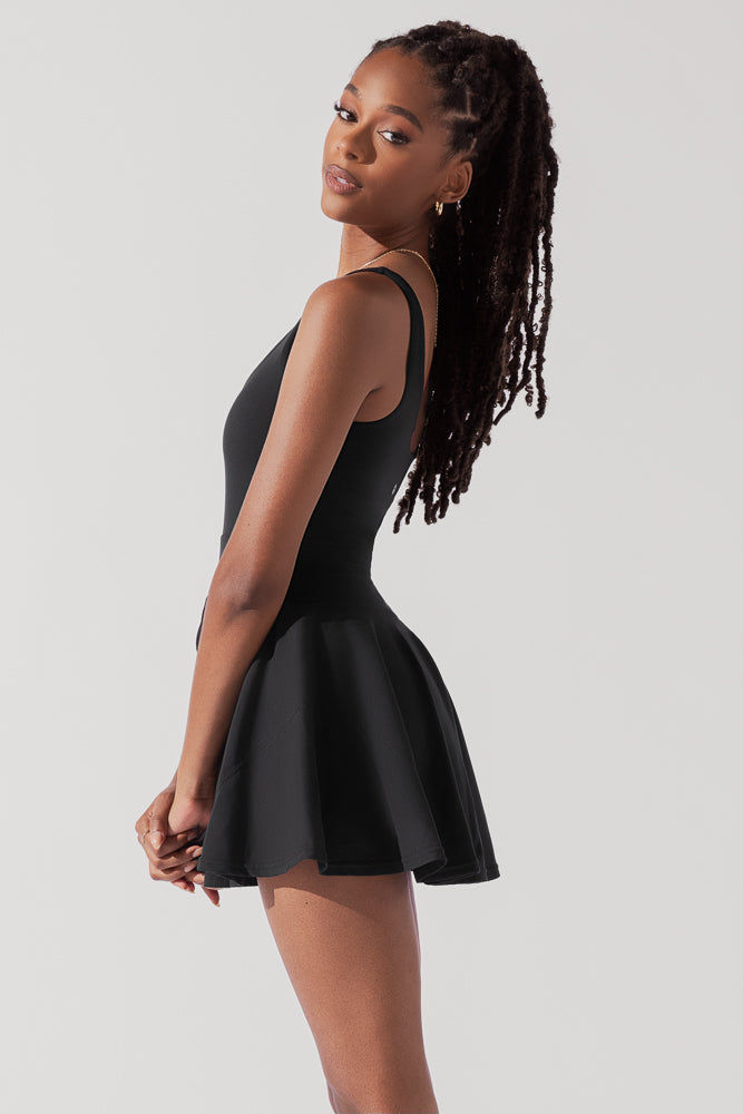 Versatile Twirl Dress for All Occasions - Black
