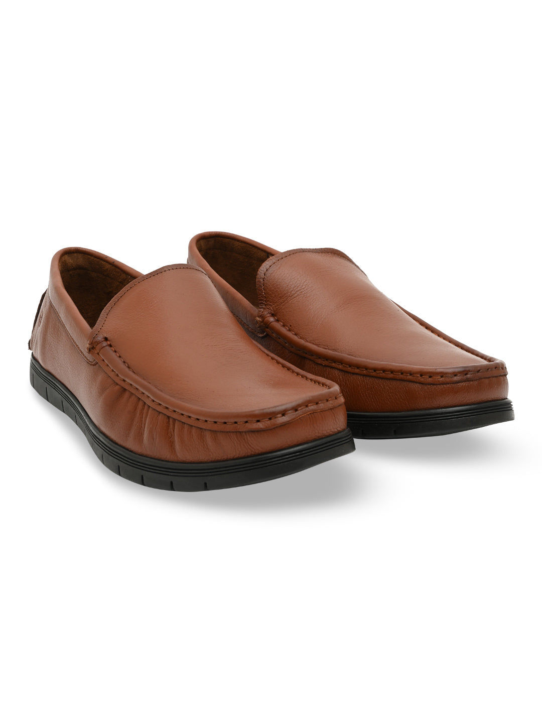 Regal Tan Men Driving Loafers